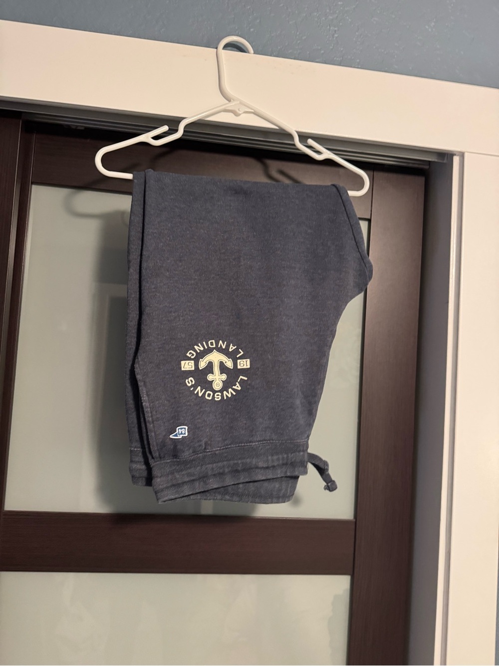 Blue 84 Lawson's Landing Dark Blue Sweatpants with Anchor Logo